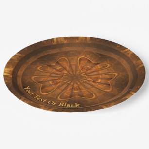 Prato De Papel Madeira