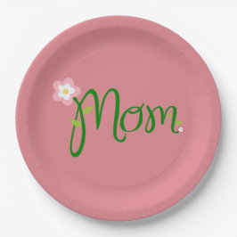 Prato De Papel Mãe, Janto Rosa Strawberry