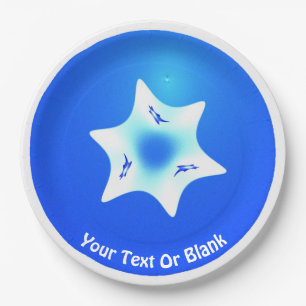 Prato De Papel Magen Lavan (White Star)