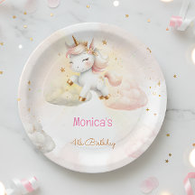Mágico unicórnio pastel caprichoso aniversário de 