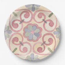 Maiolica Amarela Italiana Espanhola Rosa