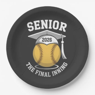 Prato De Papel Mais velho A Graduação Final De Softball Em 2026