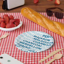 Prato De Papel Malaguita