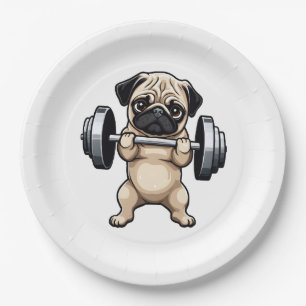Prato De Papel Malhação Pug