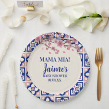 Mama Mia Chá de Bebê Flores de Cerejeira