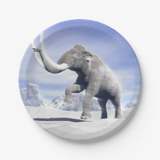 Prato De Papel Mammoth no vento
