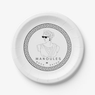 Prato De Papel Manoules Paper Plates