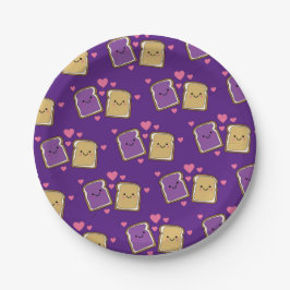 Prato De Papel Manteiga de amendoim e Festa de aniversário de gel