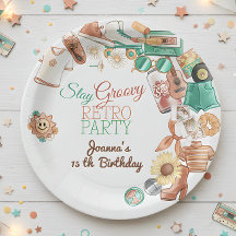 Mantenha a festa de aniversário retrô ranhosa