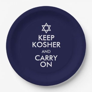 Prato De Papel Mantenha Kosher e Carregar ligado