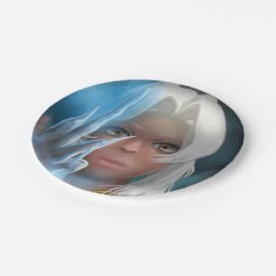 Prato De Papel Manter ou Criar seu próprio design e texto