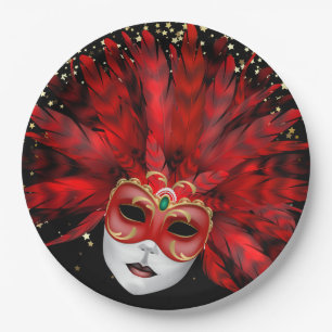 Prato De Papel Mardi Gras