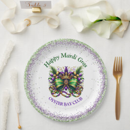 Prato De Papel Mardi Gras