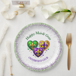 Prato De Papel Mardi Gras