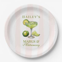 Prato De Papel Margs & Matrimony Churrasco de Noivado com Margari