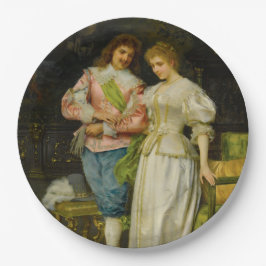 Prato De Papel Marido e Esposa Recém-casados (Casamento e Casamen