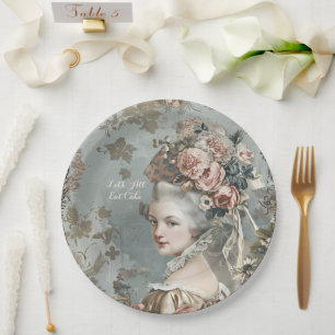 Prato de papel Marie Antoinette