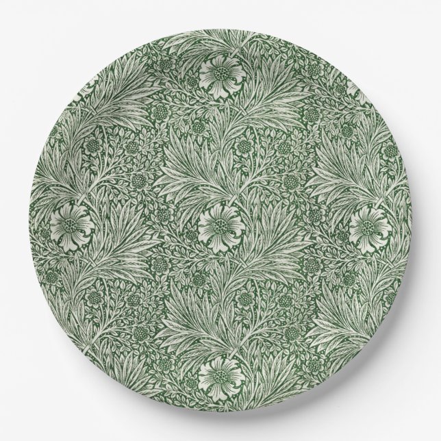 Prato De Papel Marigold (por William Morris) (Frente)