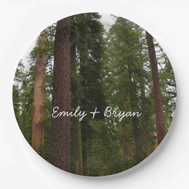 Prato De Papel Mariposa Grove no Parque Nacional de Yosemite (Frente)