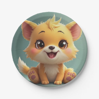 Prato De Papel material de festa