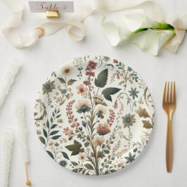 Prato De Papel Meadow Melody