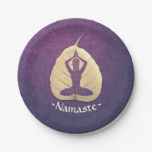 Meditação de Instrutor YOGA Pose Bodhi Leaf Cortar