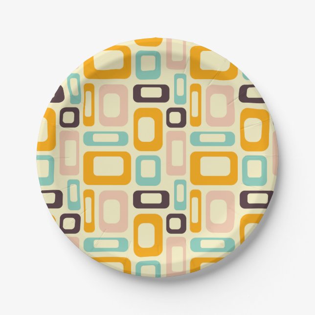 Prato De Papel Meio século Modern (Frente)