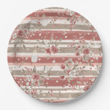 Menina Bebê Floral Rosa Vintage