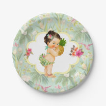Menina Bebê Tropical Havaiano Luau Hibisco