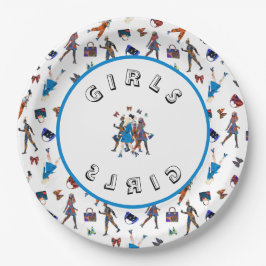 Prato De Papel Meninas