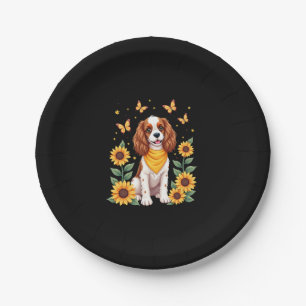 Prato De Papel Meninas Mulheres Mãe Cavaleiro Rei Charles Spaniel