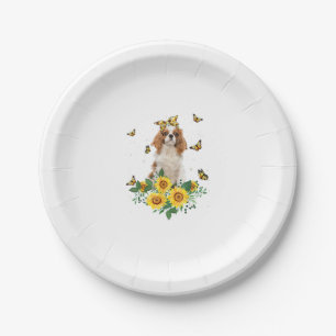 Prato De Papel Meninas Mulheres Mãe Cavaleiro Rei Charles Spaniel