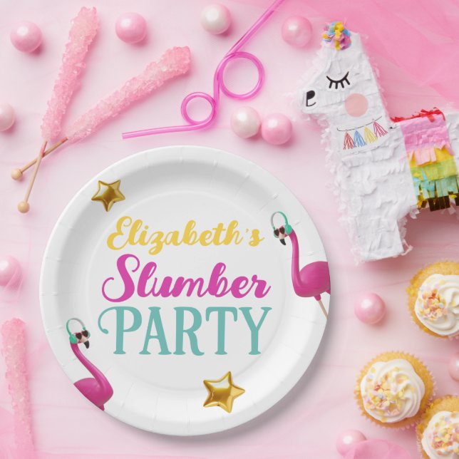 Prato De Papel Meninas SONO Festa de aniversário (Festa)