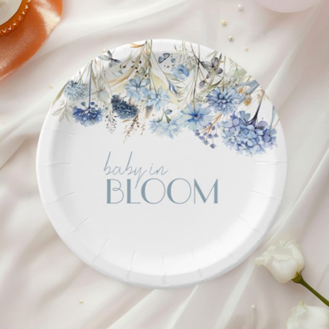 Prato De Papel Mesa de Jardim Bebê Botânico em Flor (Criador carregado)