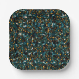 Prato De Papel Midnight Sky Abstraction