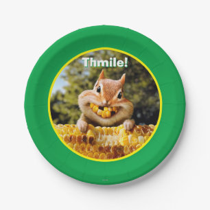 Prato De Papel Milho comendo