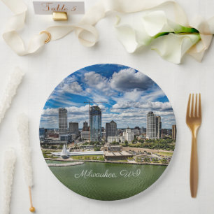 Prato De Papel Milwaukee, fotografia de paisagem urbana de Wiscon