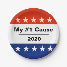 Prato De Papel Minha edição eleitoral de 2020