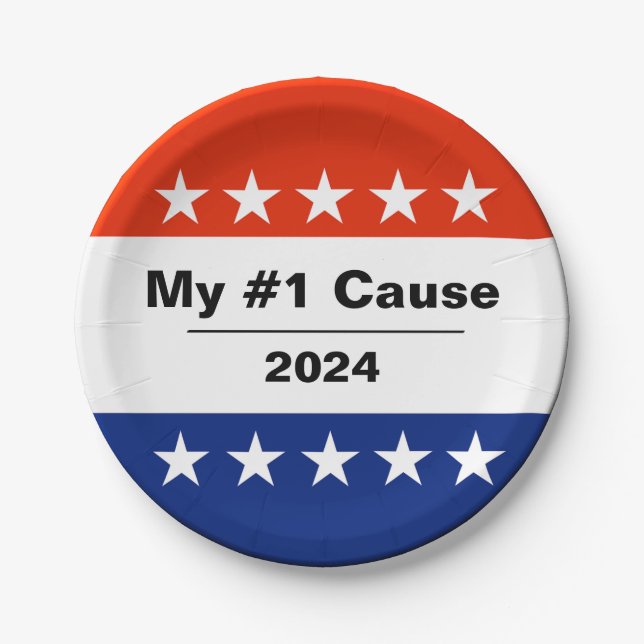 Prato De Papel Minha edição eleitoral de 2024 (Frente)