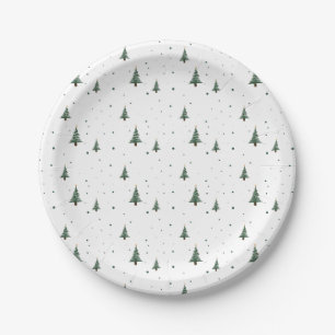 Prato De Papel Mini Placas De Papel De Árvore De Natal