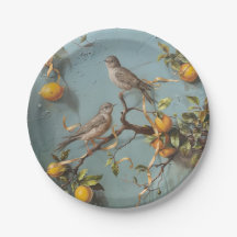 Minúsculas - Placas de Papel Redondas