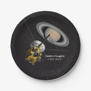 Prato De Papel Missão Cassini Huygens a Saturno