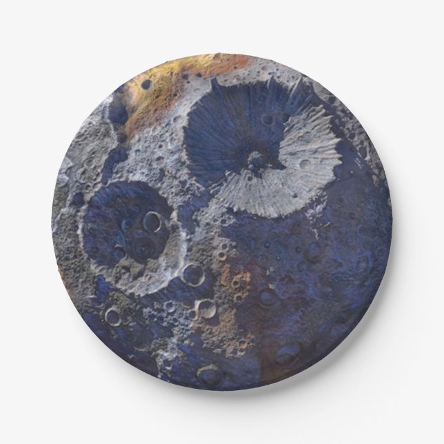 Prato De Papel Missão de Vigilância no Asteroide 16 Psyche (Frente)