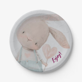 Prato De Papel Modelo de Placa de Papel do chá de fraldas - Perso