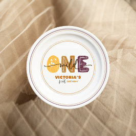 Prato De Papel Modern Wild One First Birthday
