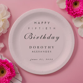 Prato De Papel Moderno Minimalista Qualquer Marco Adulto