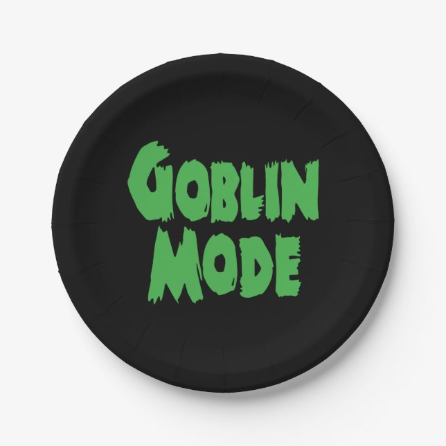 PRATO DE PAPEL MODO GOBLIN (Frente)
