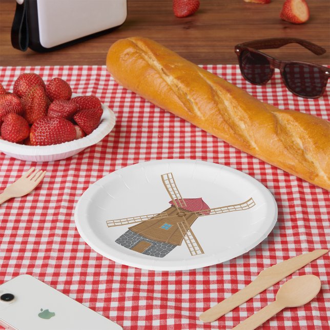 Prato De Papel Moinho de vento (Criador carregado)