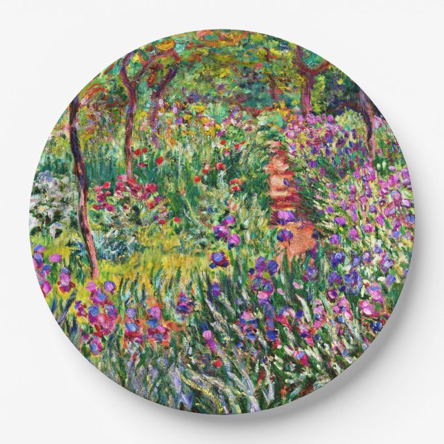Prato De Papel Monet - O Jardim Íris em Giverny (Frente)