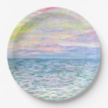 Monet - Sunset em Pourville, belas artes